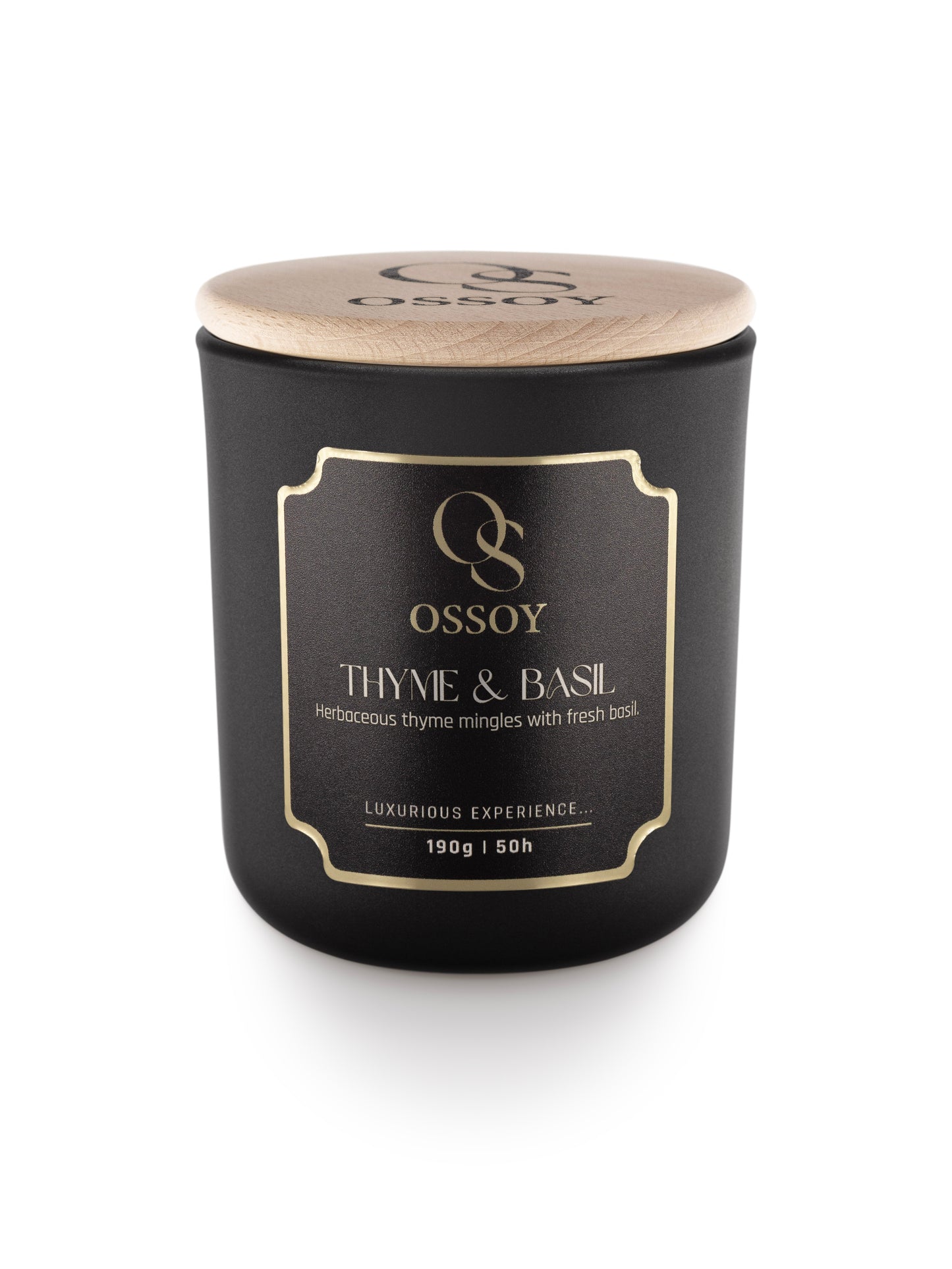 Świeca Zapachowa Sojowa Thyme & Basil