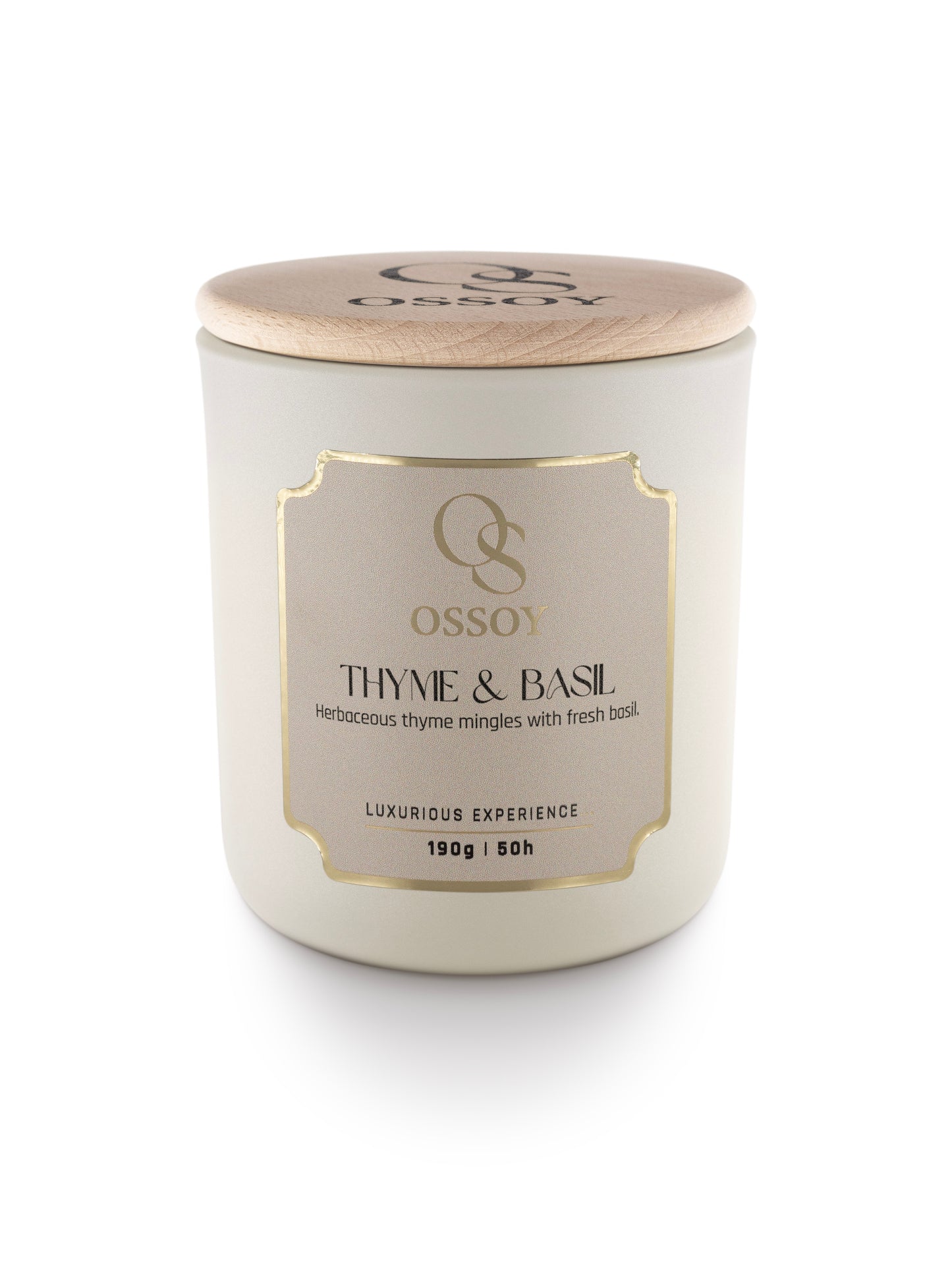 Świeca Zapachowa Sojowa Thyme & Basil