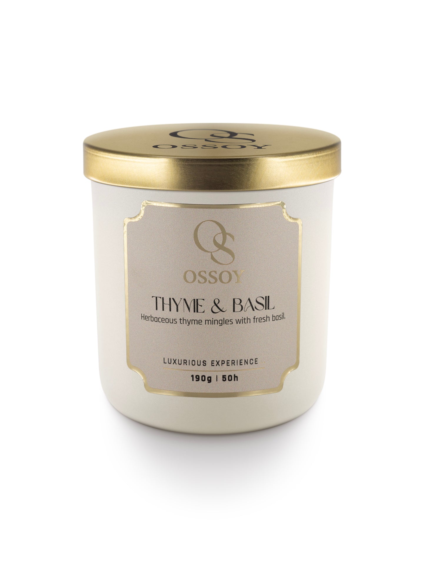 Świeca Zapachowa Sojowa Thyme & Basil